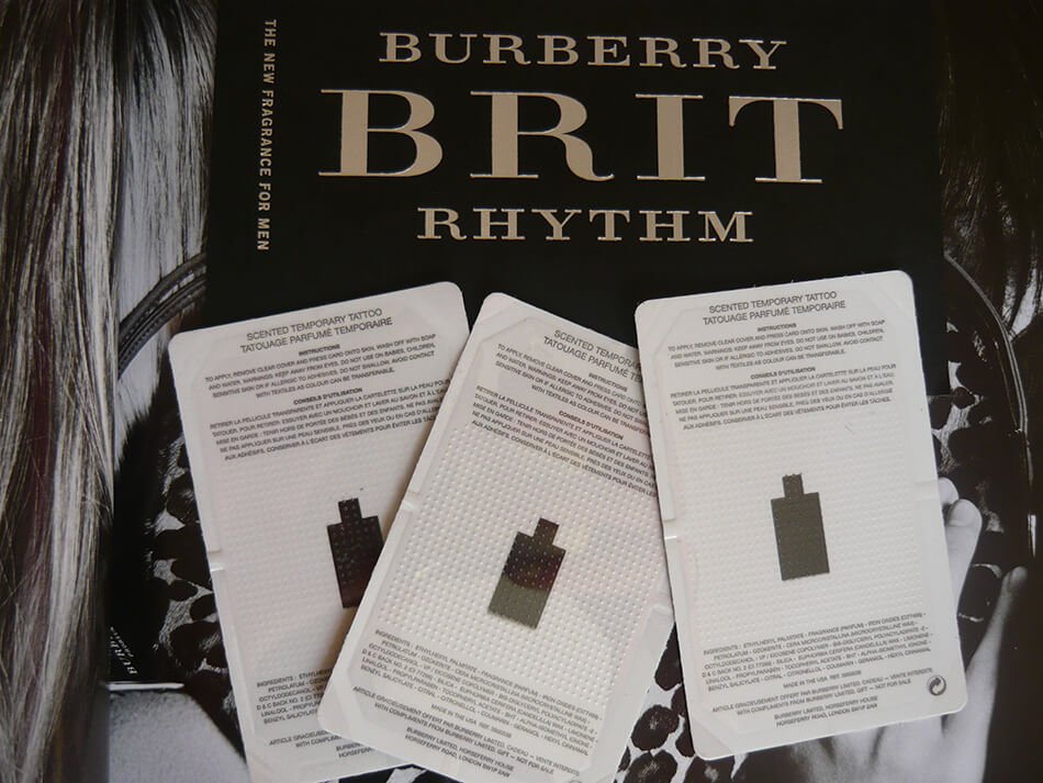Burberry Brit Rhythm: Tatuagem perfumada