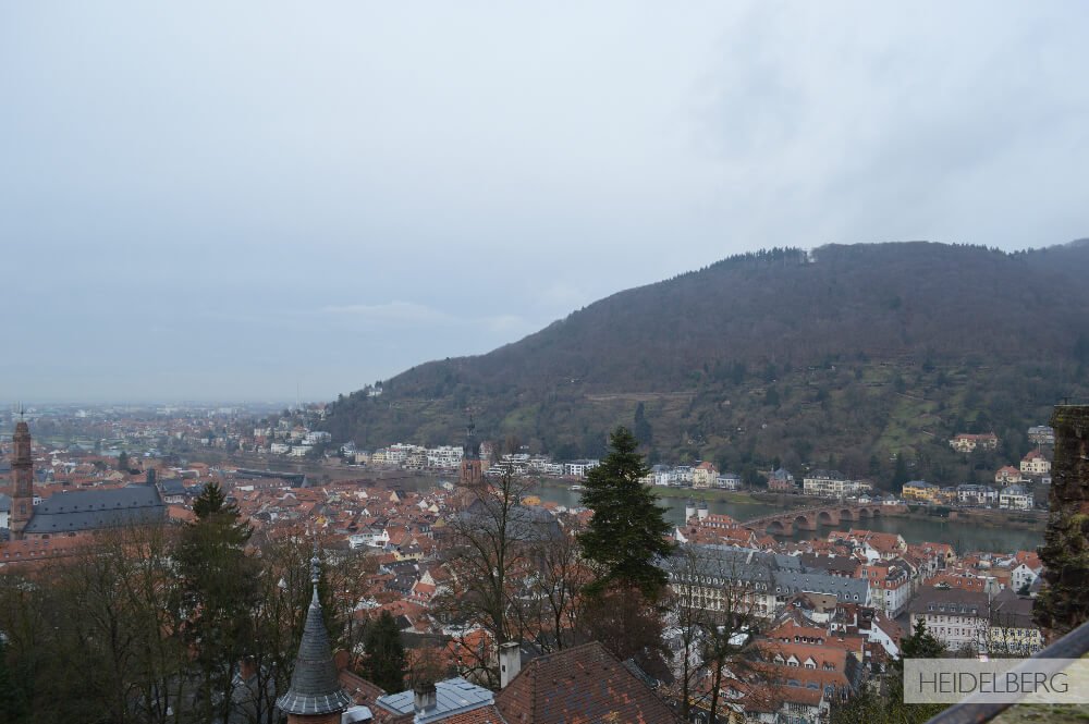 Vista do Castelo de Heidelberg - Alemanha