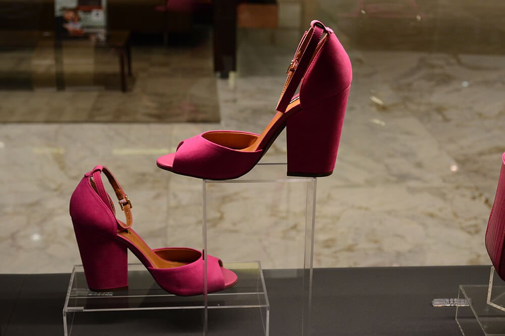 Lançamento da coleção de Verão 2015 da Arezzo em Curitiba - Sandália pink