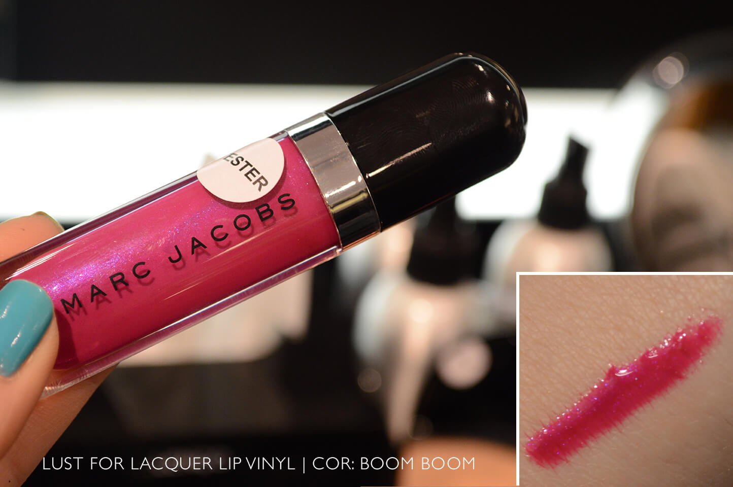 Gloss Lust for Lacquer Lip Vinyl na cor Boom Boom | Marc Jacobs Beauty