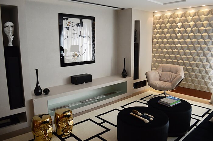 Decoração de sala de estar (living room)