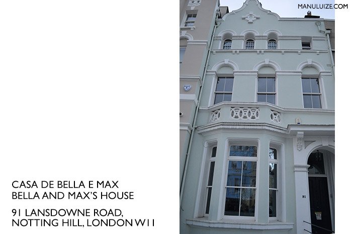 Casa de Bella e Max no filme Notting Hill