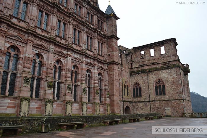 Castelo de Heidelberg na Alemanha