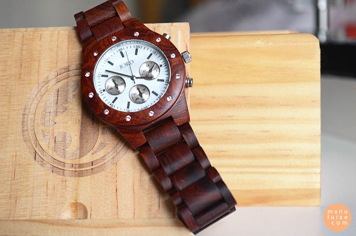 Relógio feminino de madeira - Jord watches