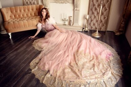 vestido de noiva rosa quartzo