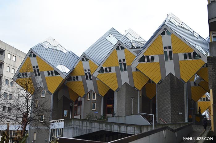 As Casas Cubo em Rotterdam