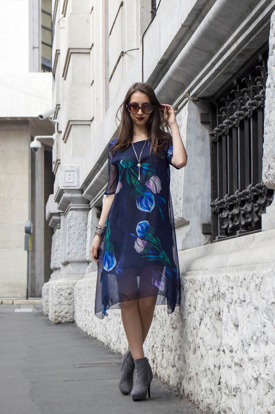 Floral print dress from Stylewe