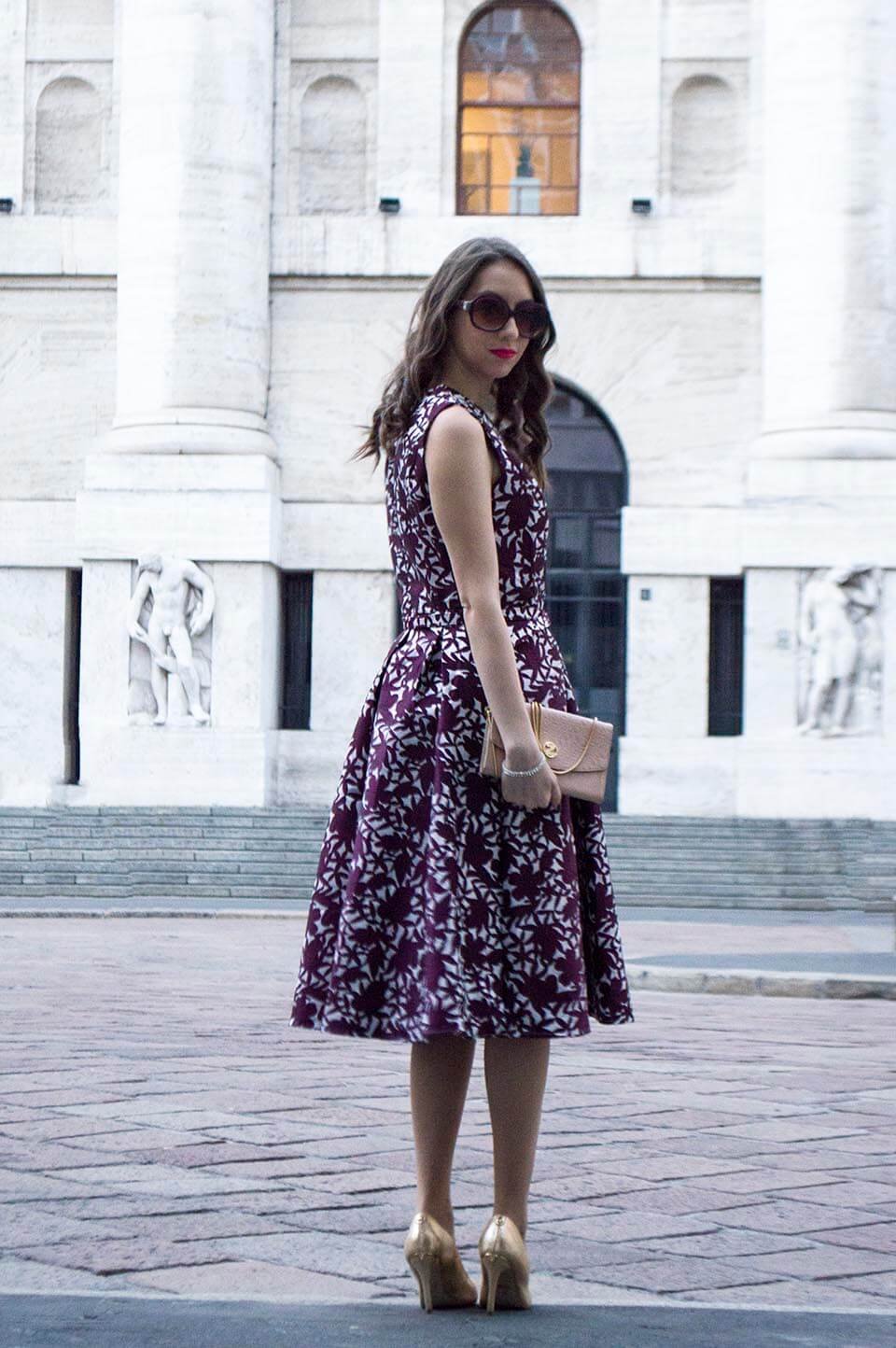 Midi dress with print from StyleWe