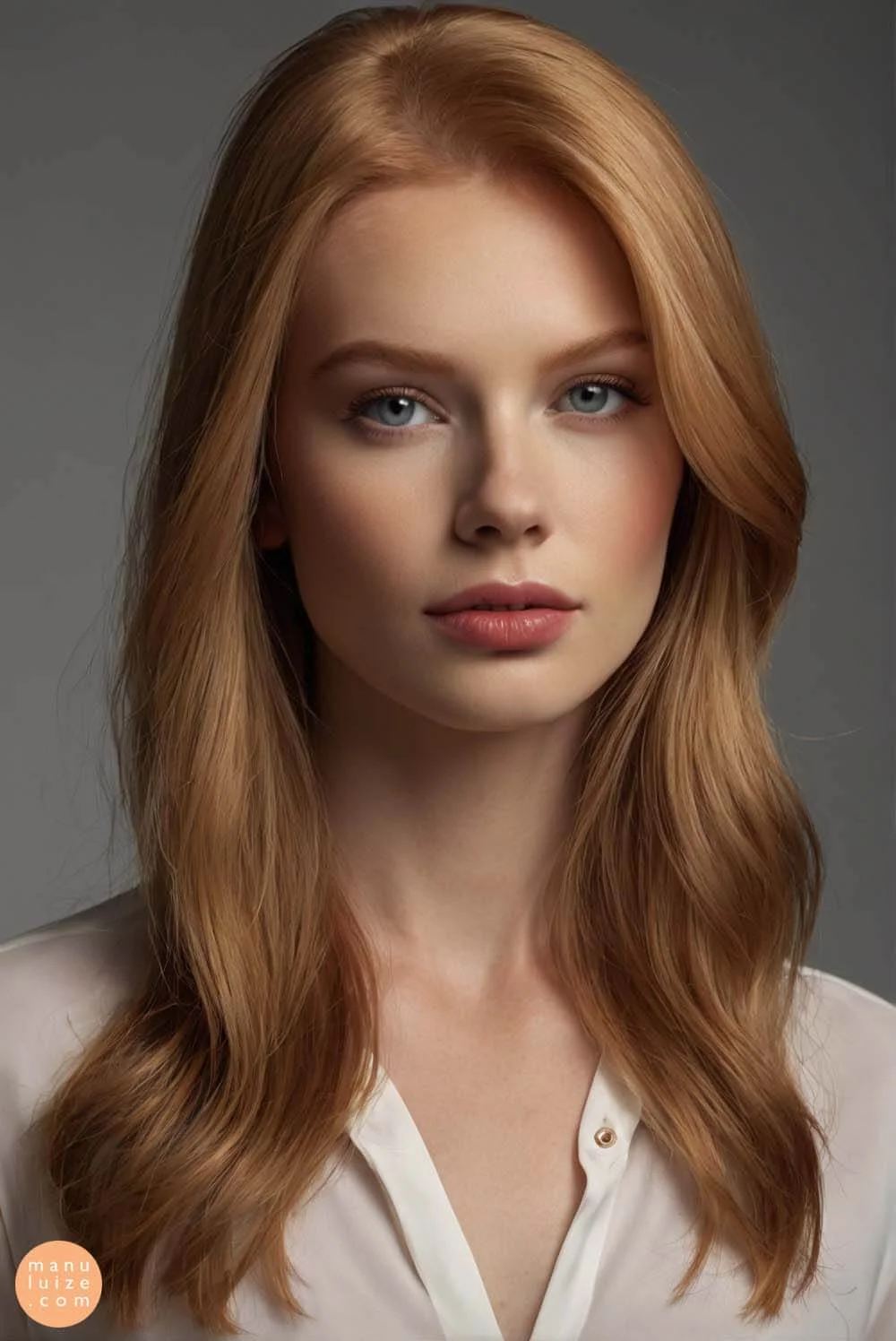 Strawberry blonde hair color