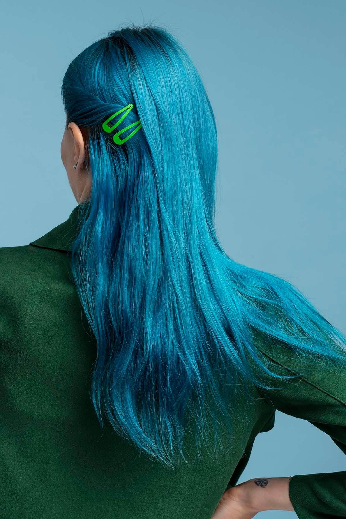 Turquoise Hair color