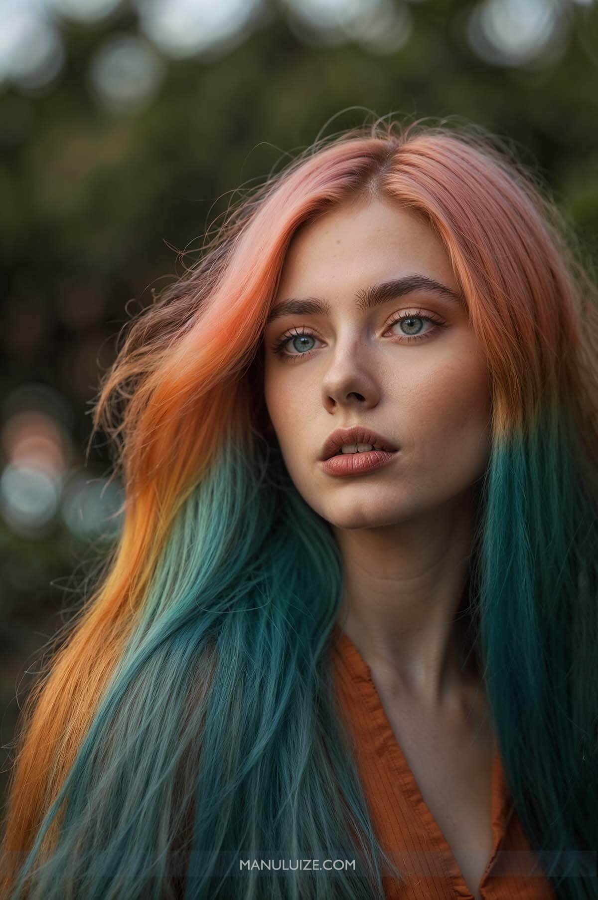 Colorful hair