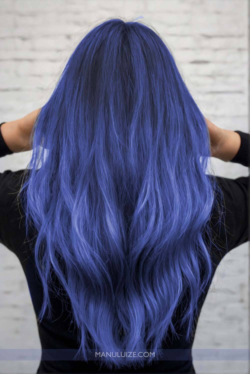 Ombre blue hair