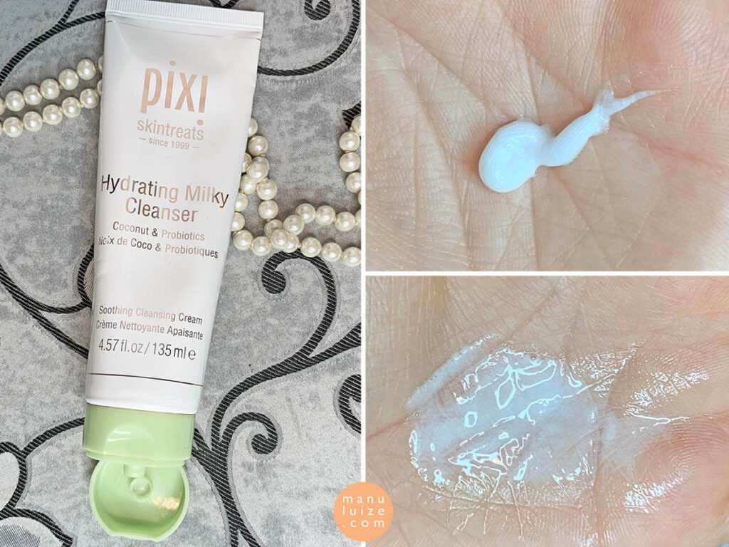 Hydrating Milky Cleanser by Pixi: texture and review