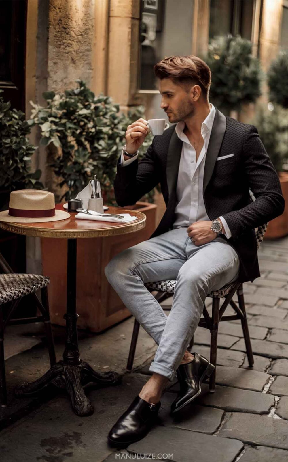 Men denim summer outfit Men denim summer outfit