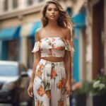 off shoulders summer outfit