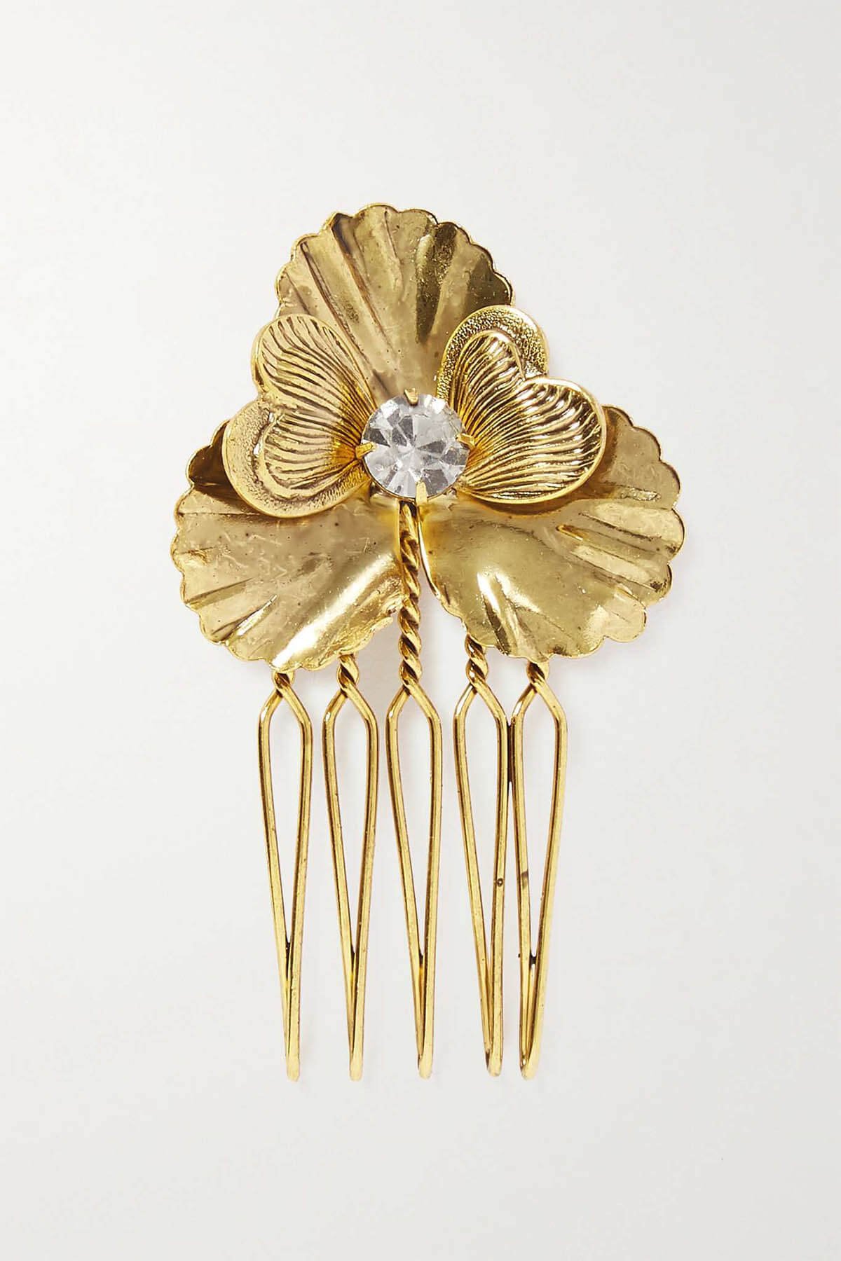 Gold hair accessories wedding pin