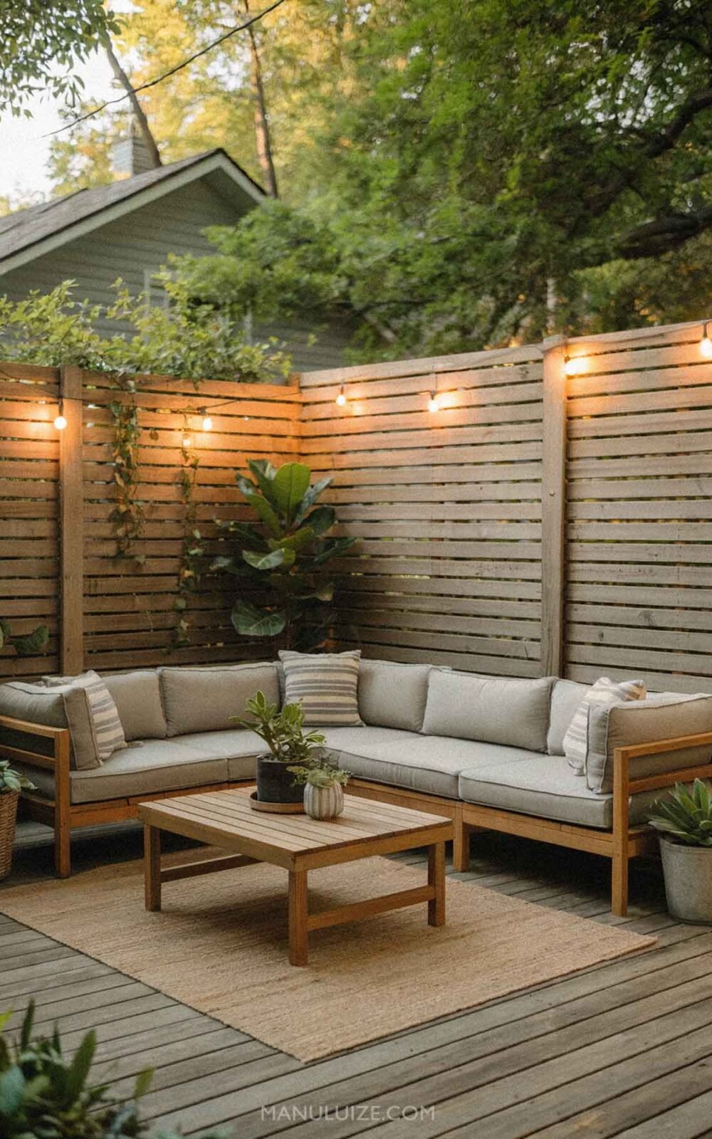 Eco-friendly outdoor seating and decor Eco-friendly outdoor seating and decor