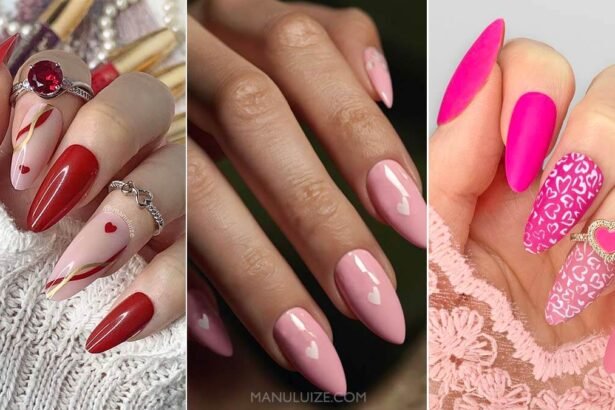 Valentine nails designs