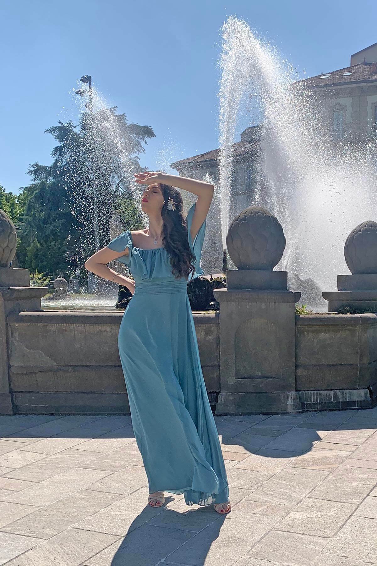 Stunning Blue Wedding Guest Dresses (Ever Pretty review)