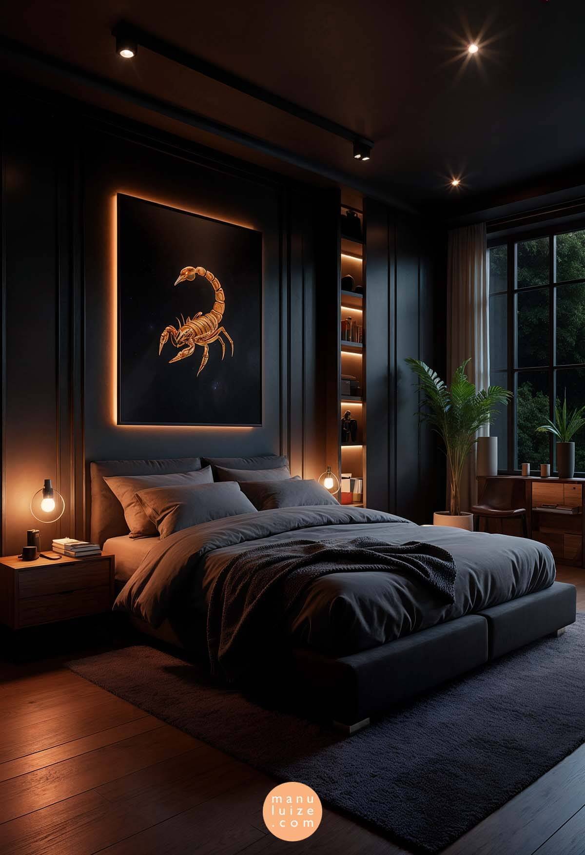 Zodiac bedroom decor scorpio