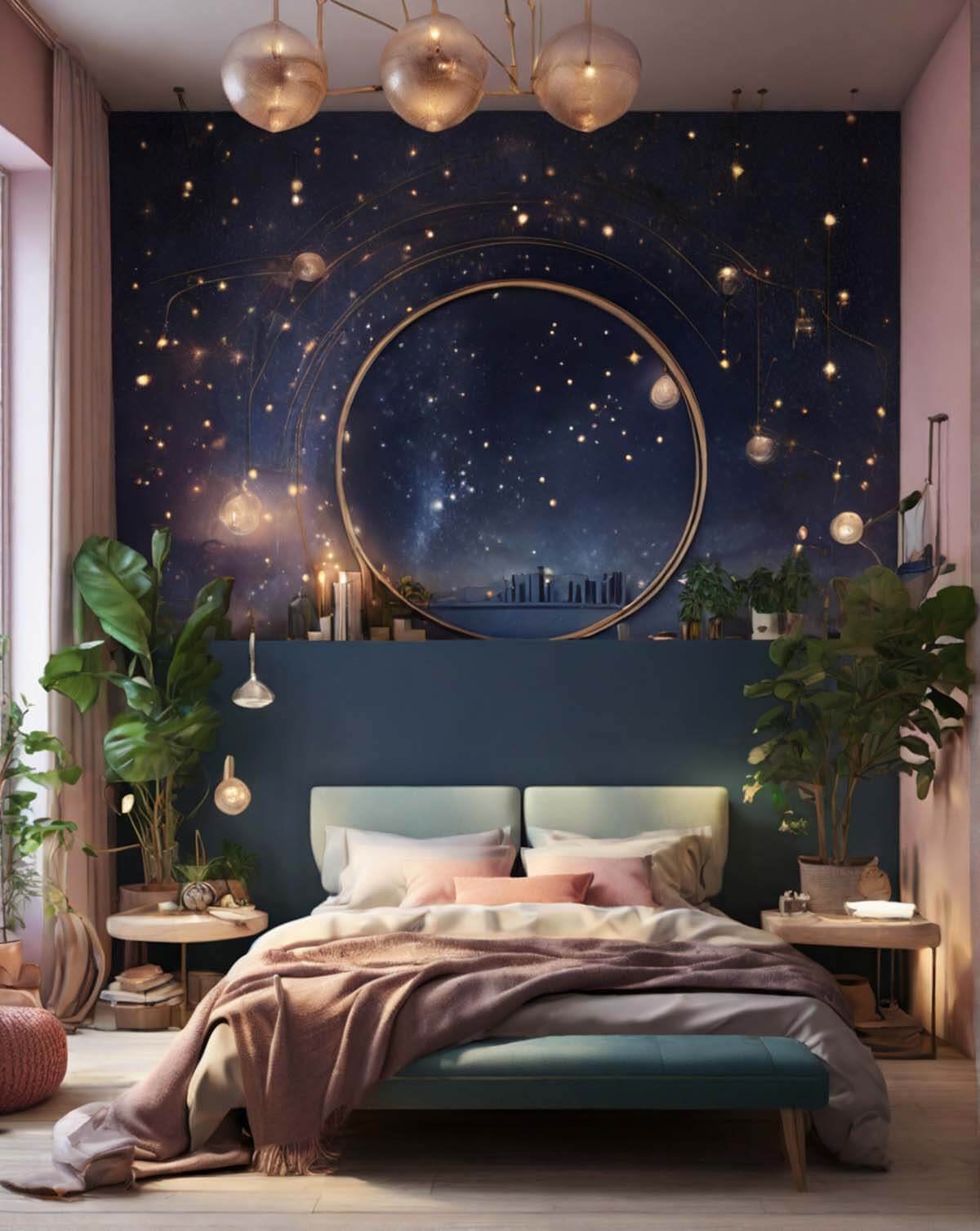 Zodiac signs bedroom decor ideas