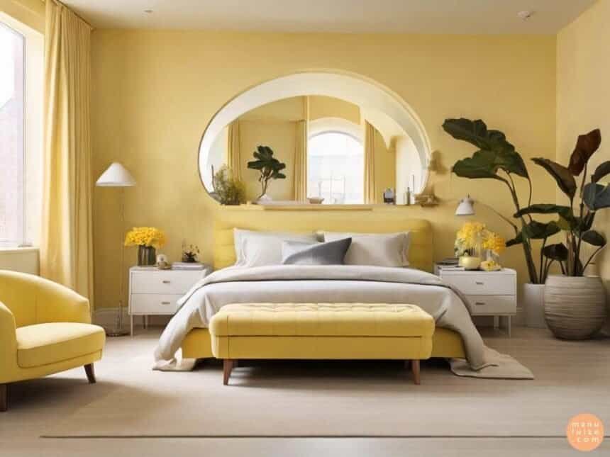 O Poder do Amarelo: 35 Ideias Modernas de Quarto Amarelo