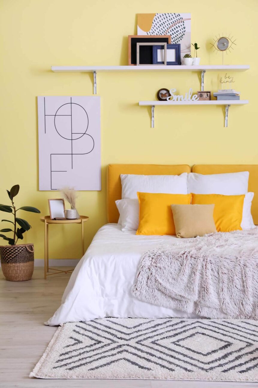 The Power of Yellow 35 Modern Yellow Bedroom Decor Ideas
