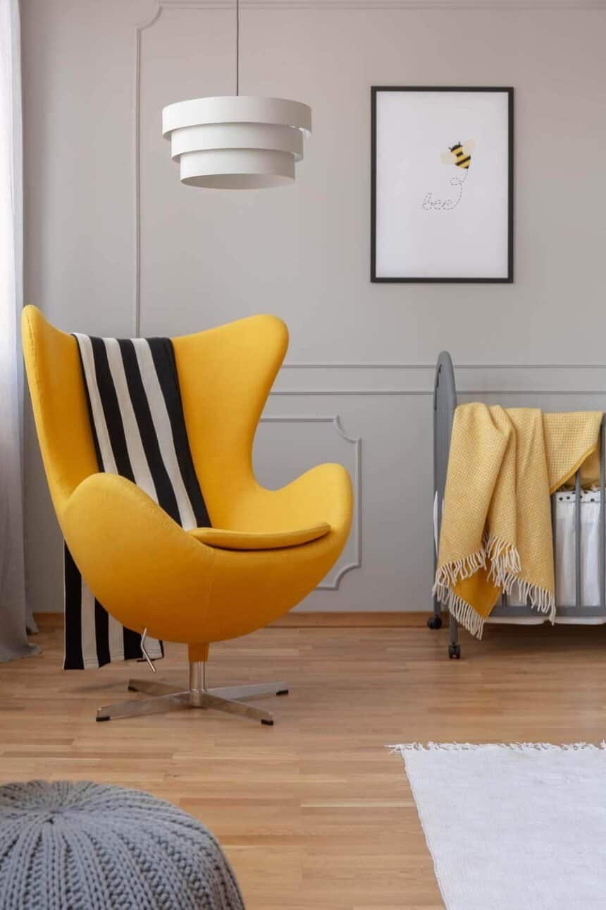 O Poder do Amarelo: 35 Ideias Modernas de Quarto Amarelo