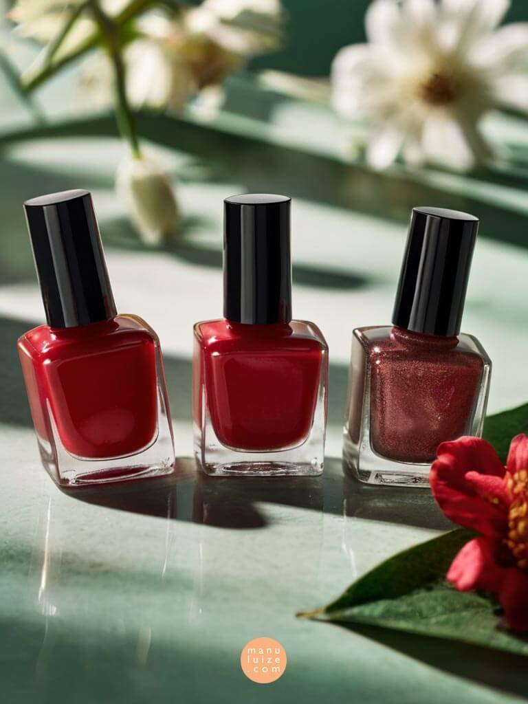Red nail polishes for summer