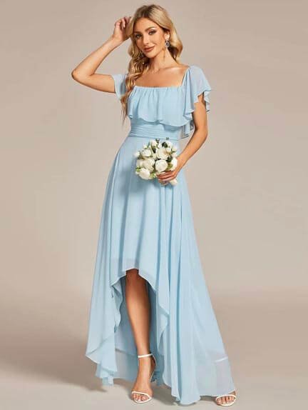 Light blue - bridesmaid dress