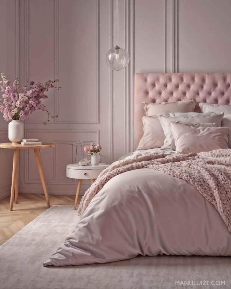 35 Modern Dusty Pink Bedroom Decor Ideas that Will Surprise You