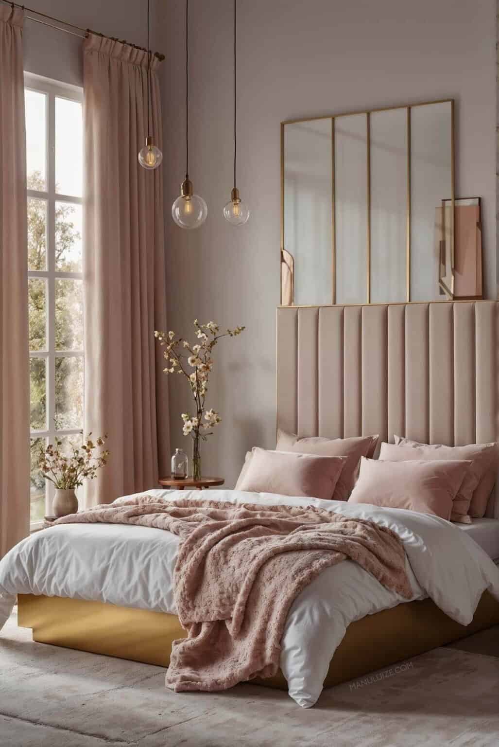 35 Modern Dusty Pink Bedroom Decor Ideas that Will Surprise You