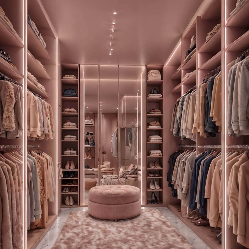 Pink closet