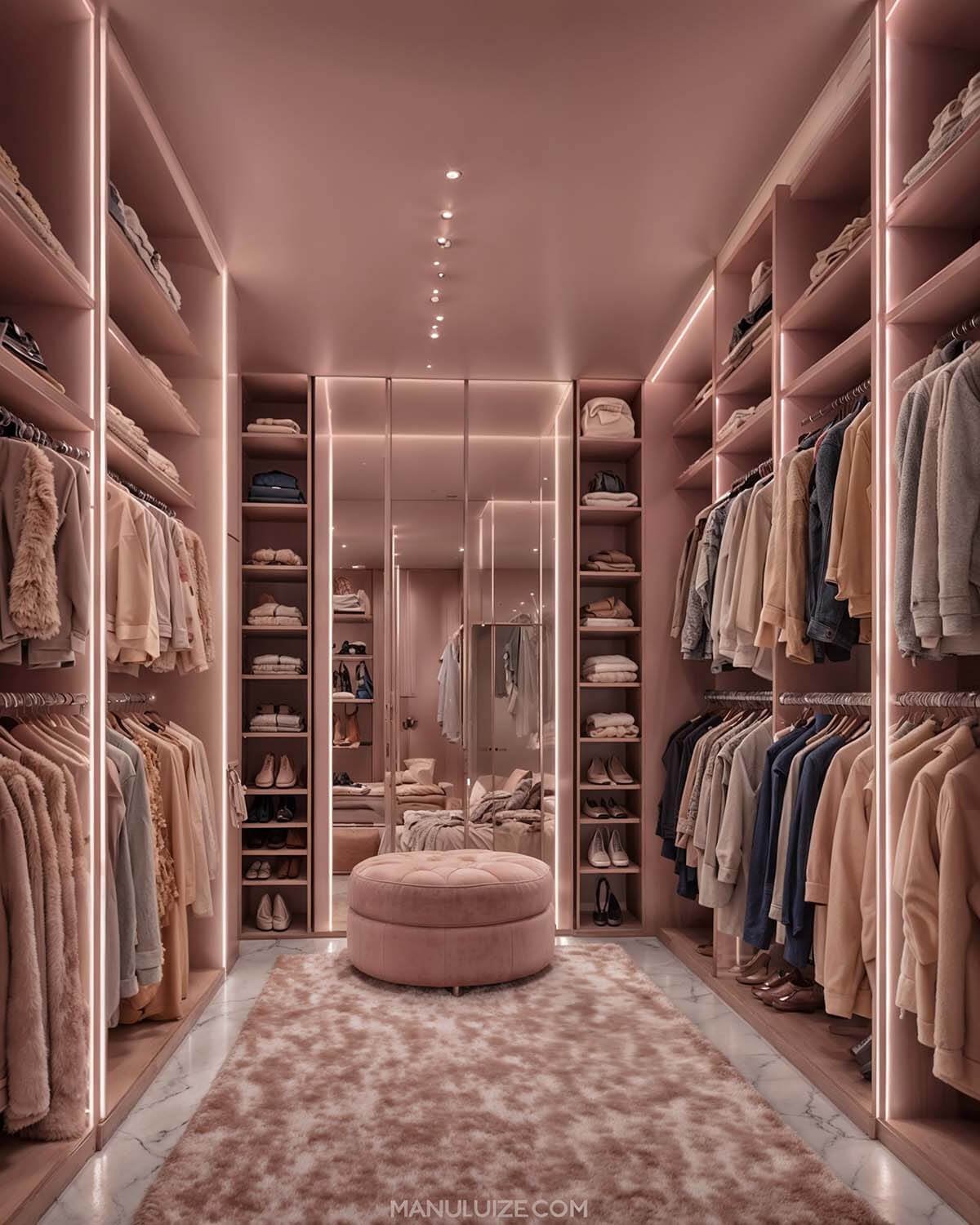 Pink closet