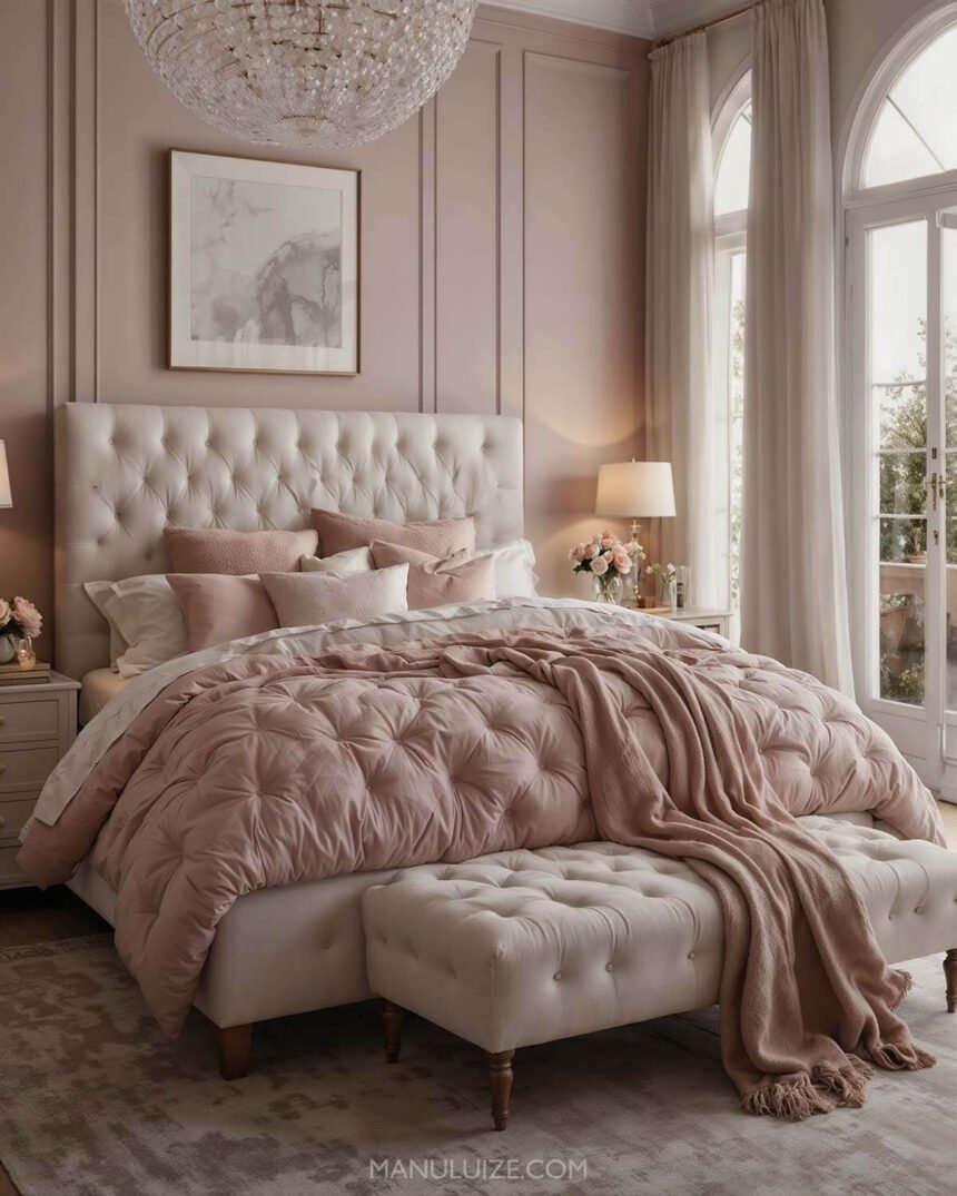 35 Modern Dusty Pink Bedroom Decor Ideas that Will Surprise You