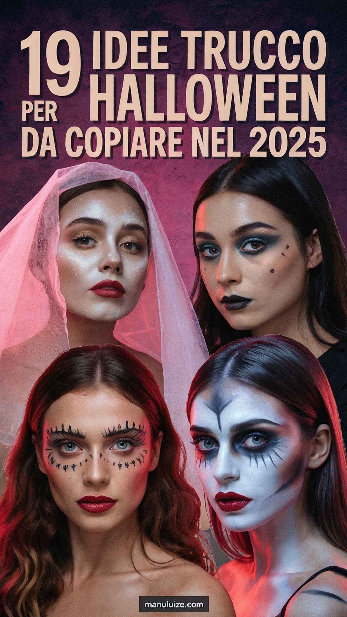 19 Idee Trucco per Halloween da Copiare nel 2025