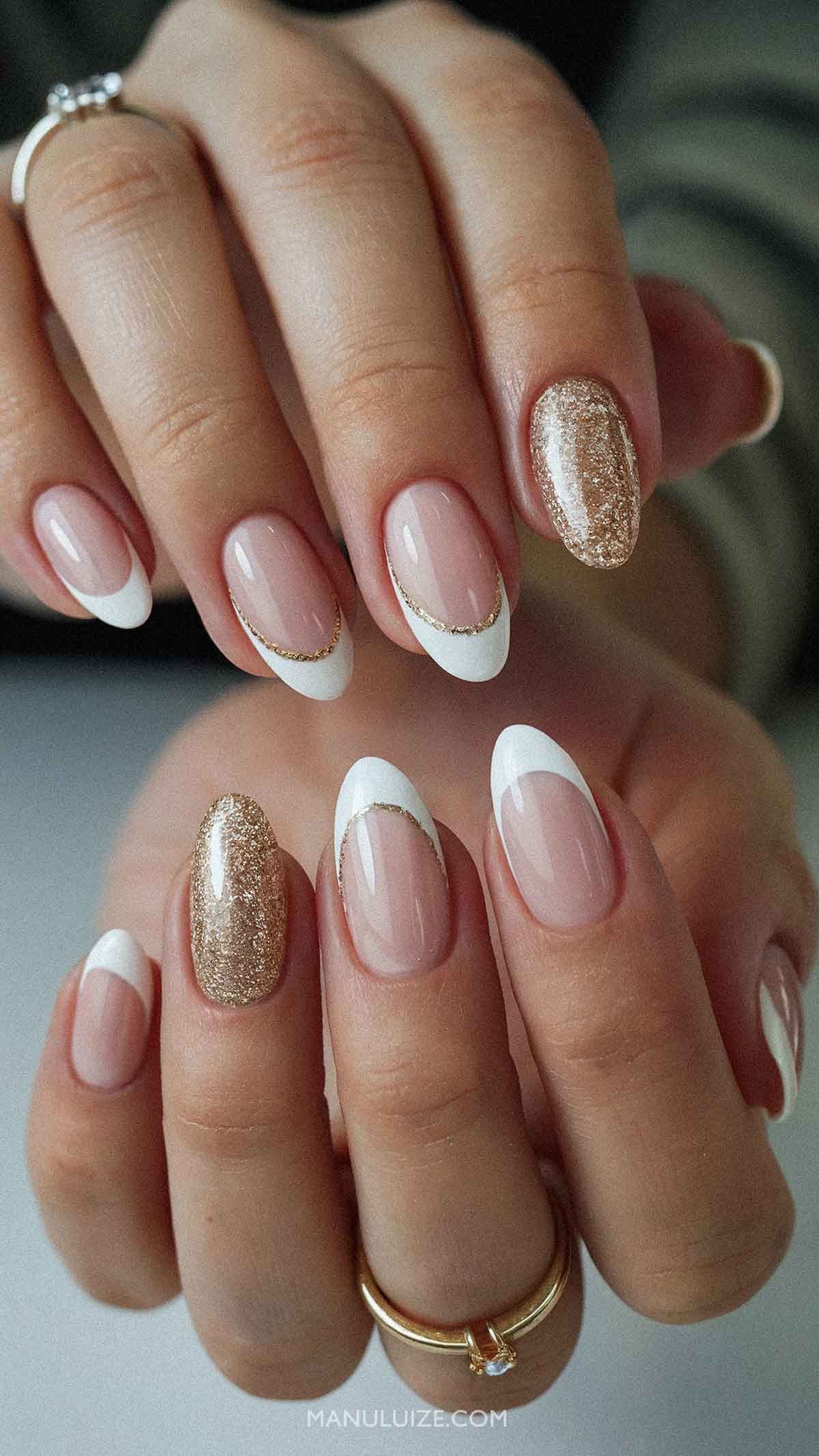 gold xmas nails gold xmas nails