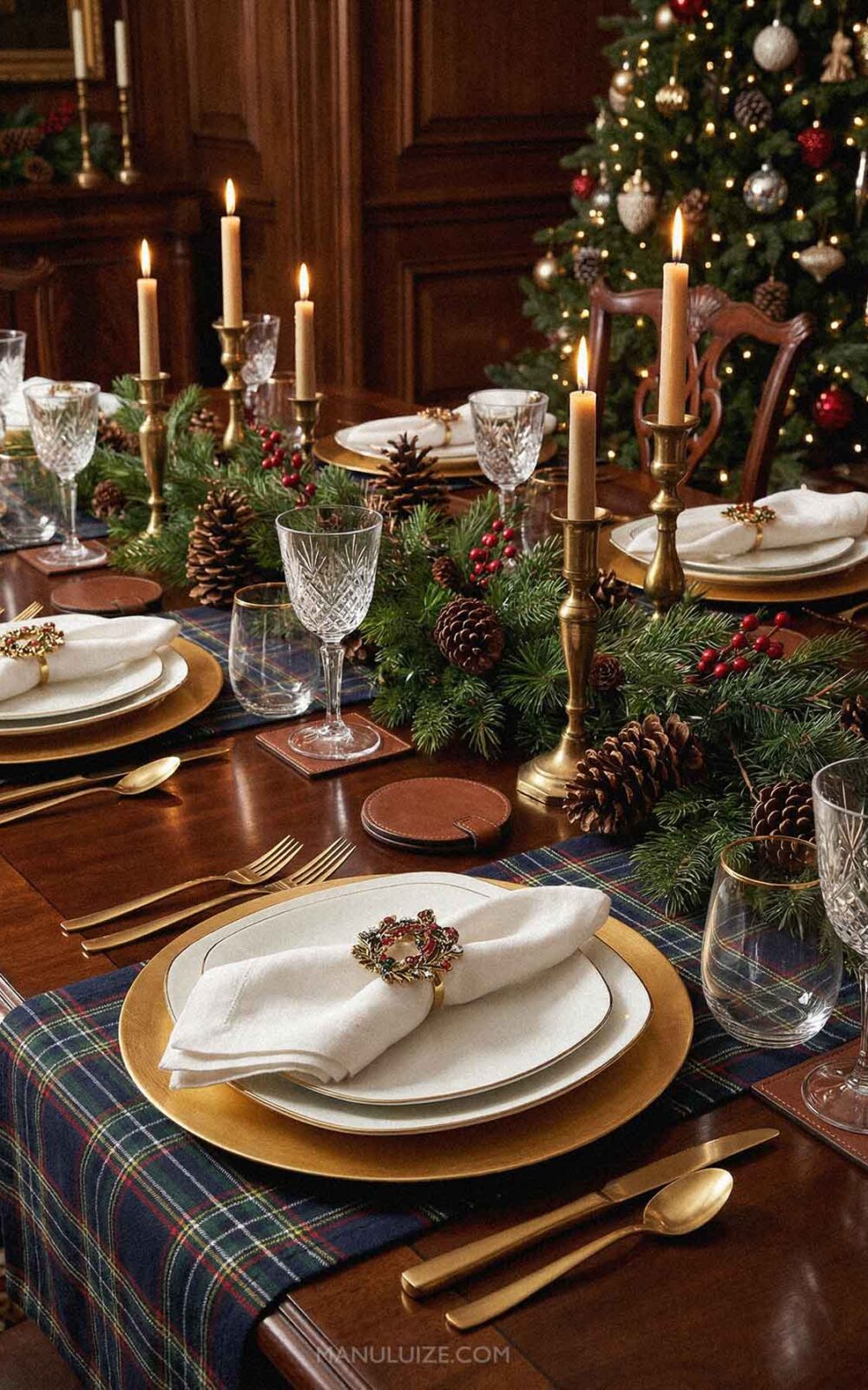 Tavola Natalizia Elegante