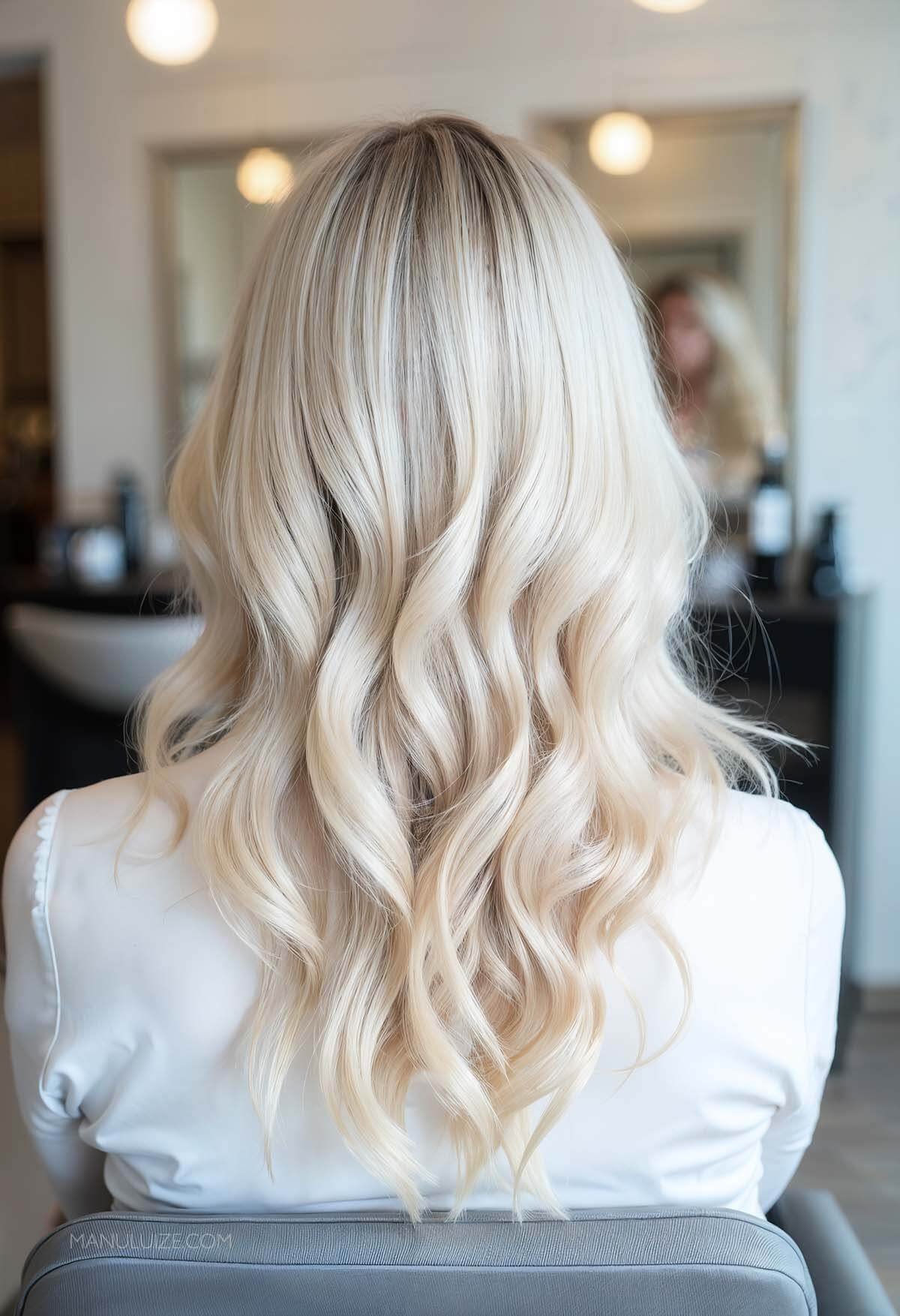 Platinum blonde hair color ideas