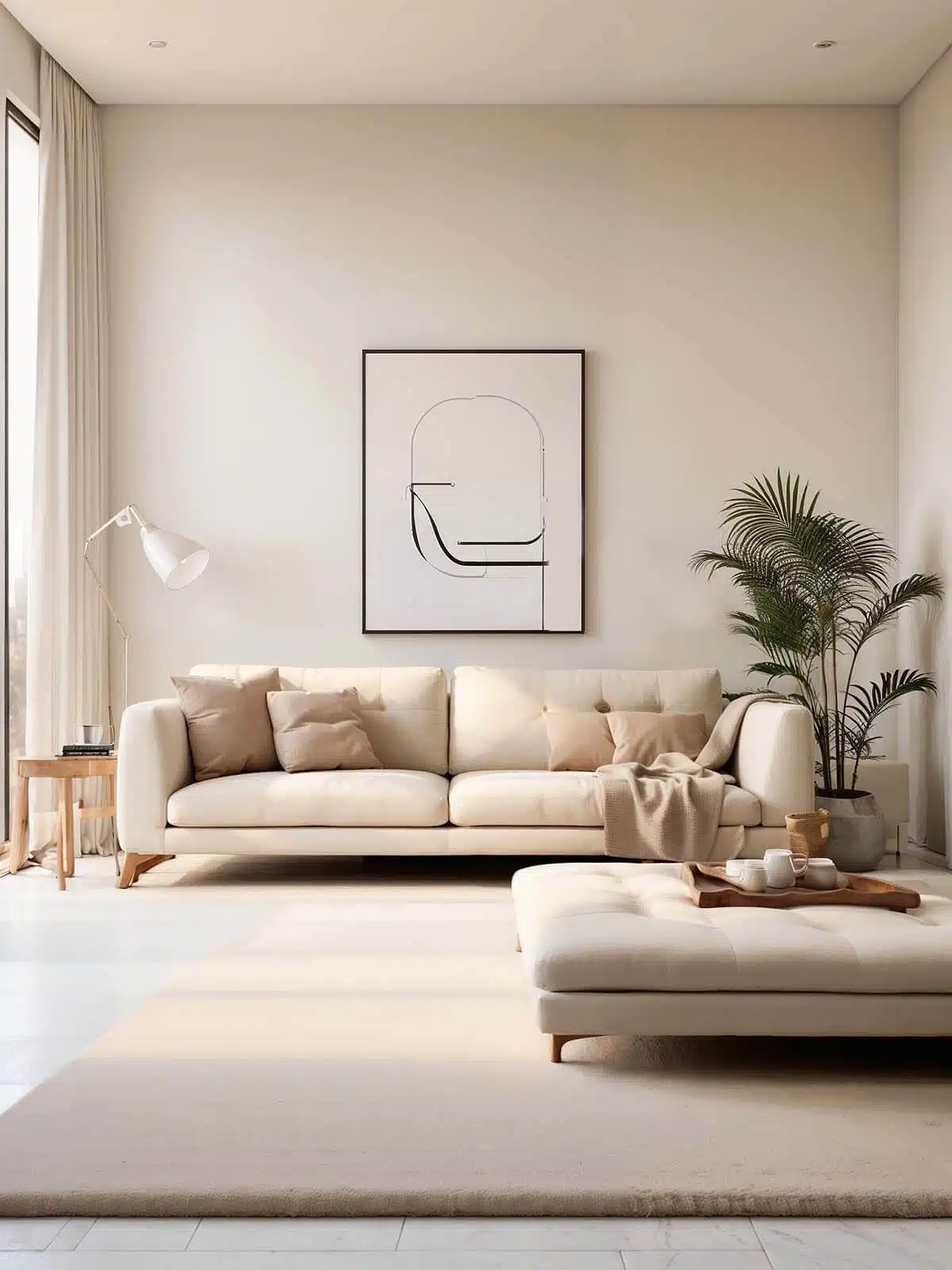 Beige aesthetic for minimalist living room Beige aesthetic for minimalist living room