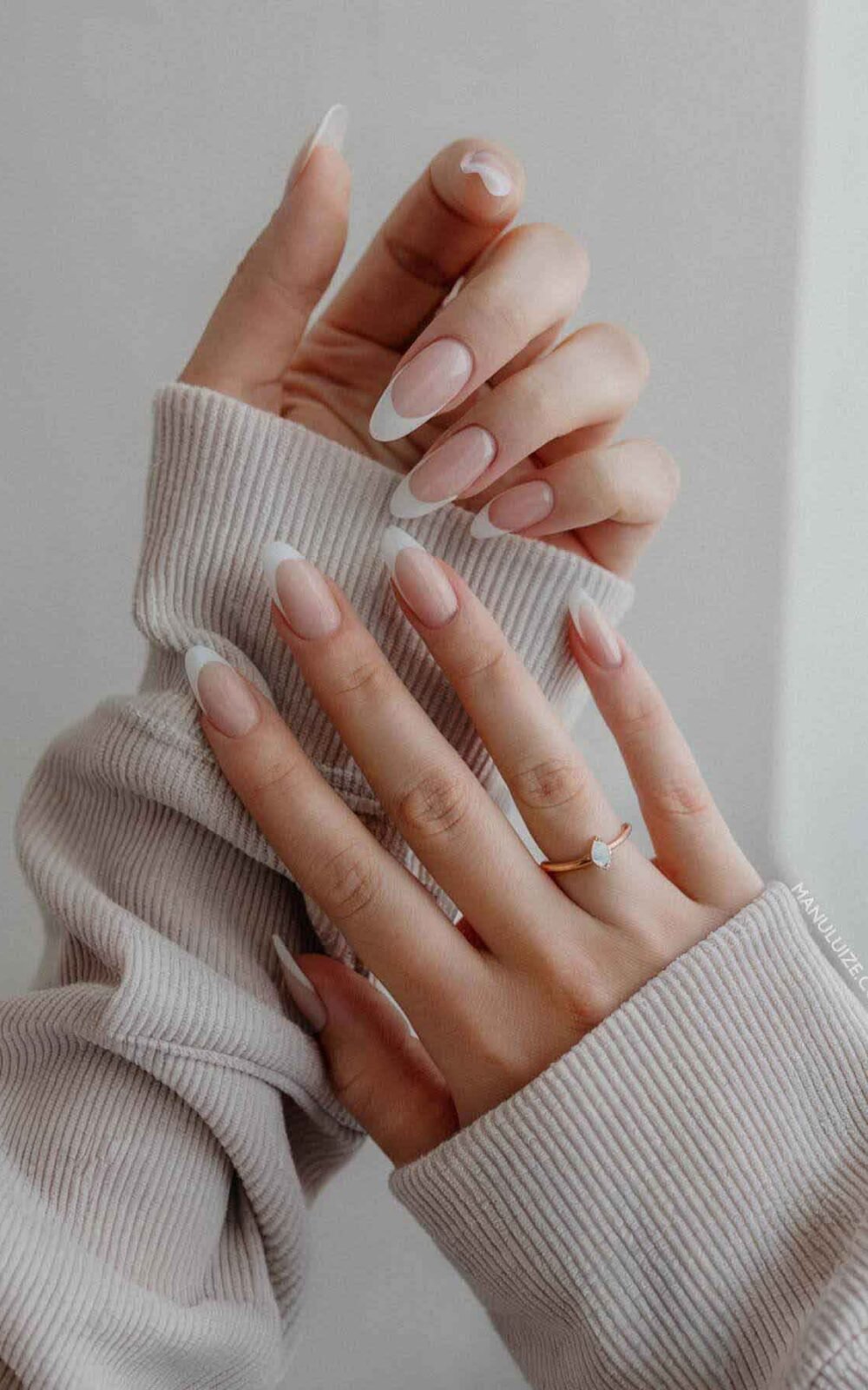Classy french nails