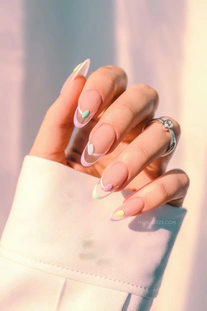 French Easter Nails