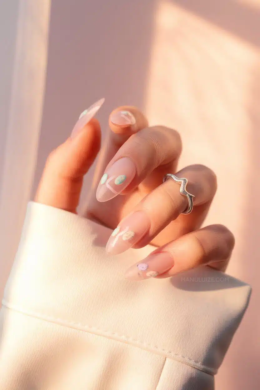 Pastel Classy Easter Nails
