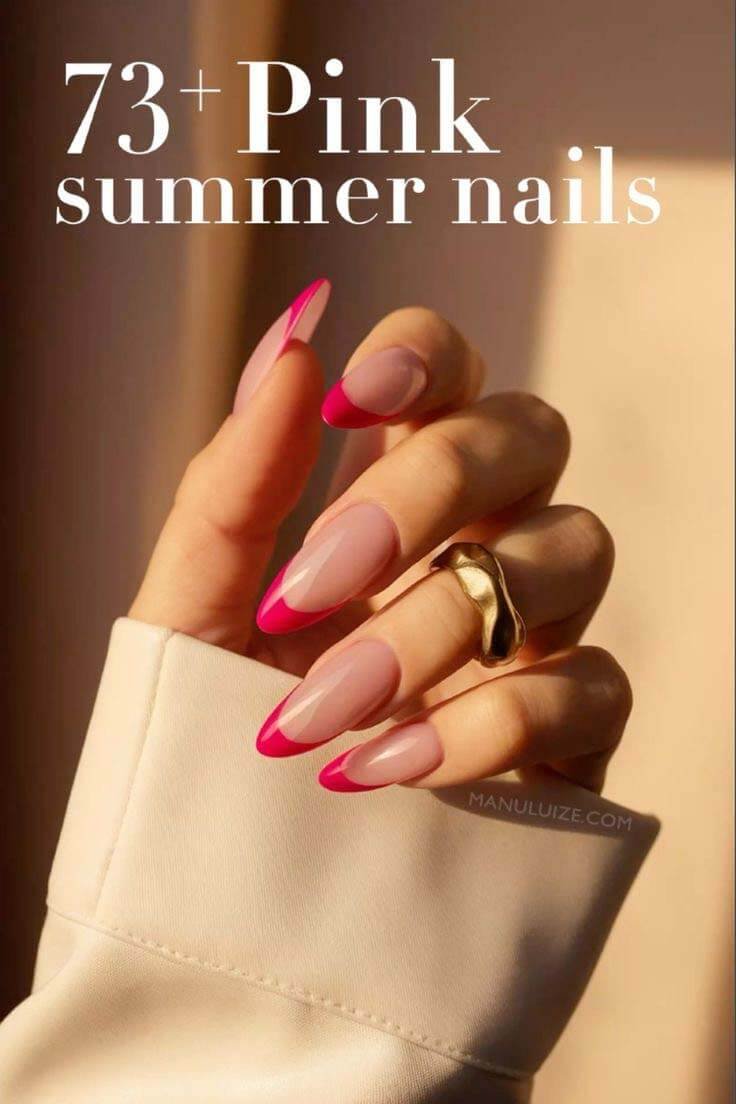Pink summer nails ideas Pink summer nails ideas