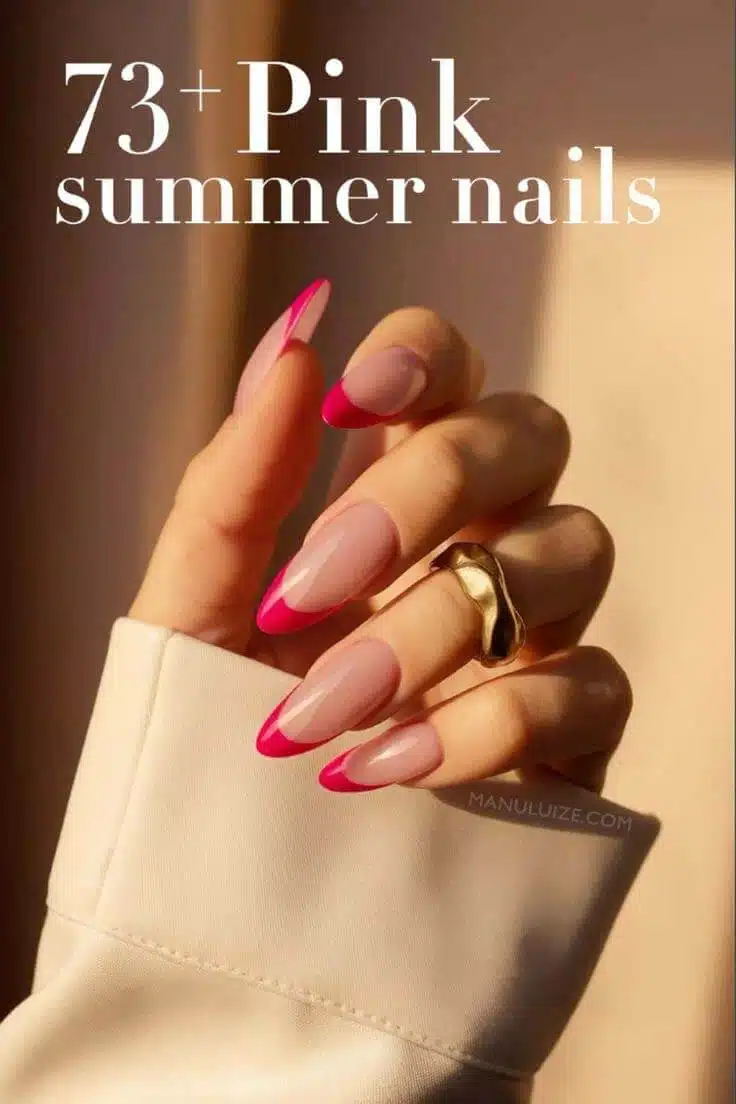 Hot Pink Summer Nail Trends 2025