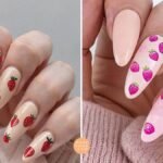 23+ Strawberry nails ideas