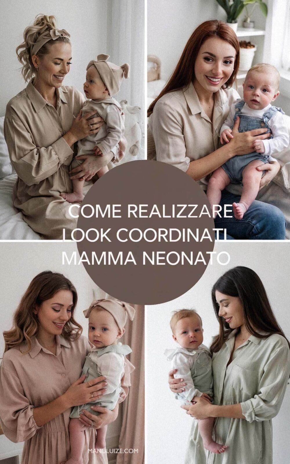 Look coordinati mamma e neonato Look coordinati mamma e neonato