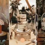 17 Boho chic wedding cake inspo