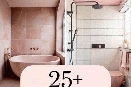 Pink aesthetic bathroom ideas