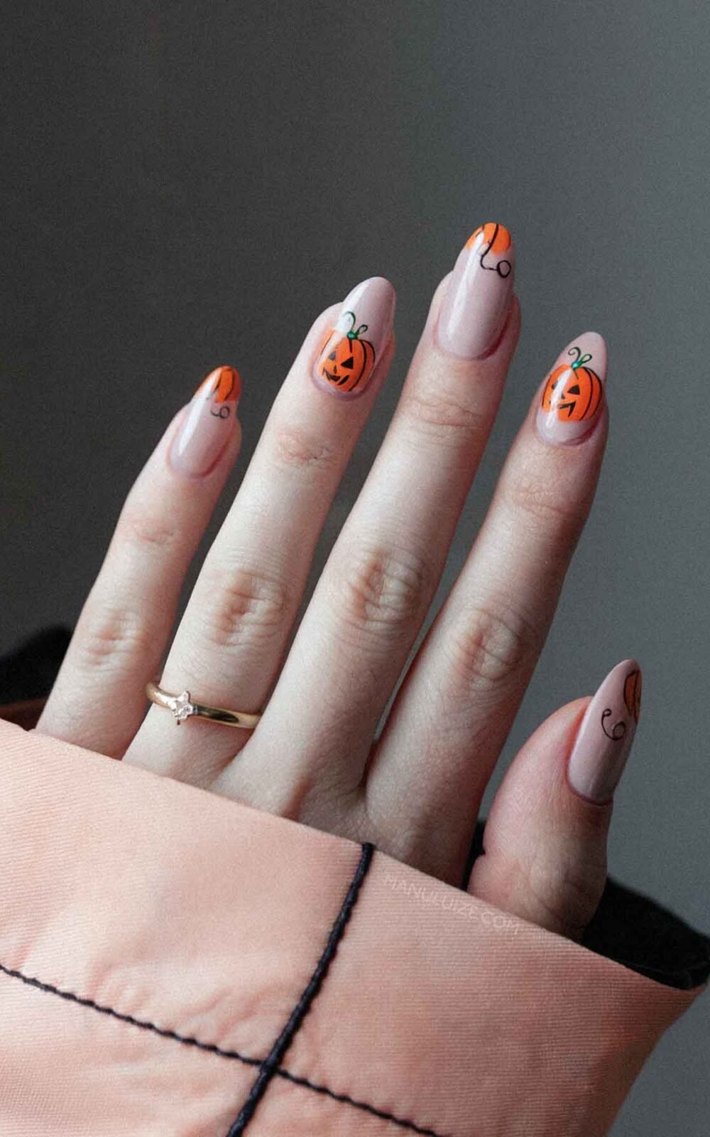 Pumpkin cute nails Pumpkin cute nails